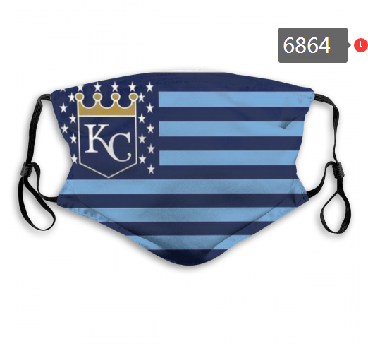 2020 MLB Kansas City Royals Dust mask with filter->nfl dust mask->Sports Accessory